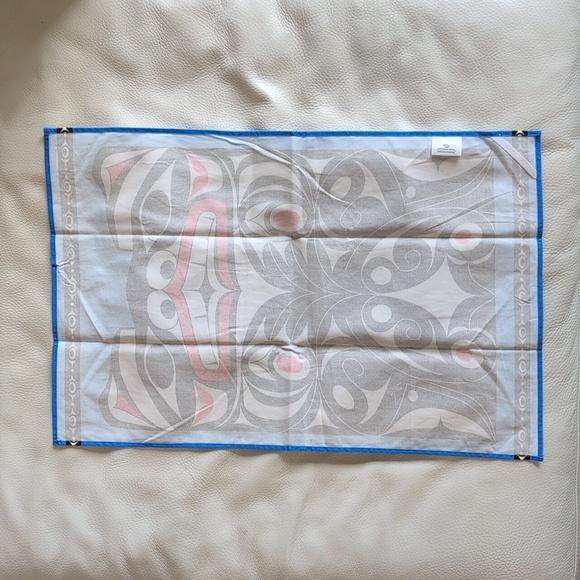 Cotton Kitchen Formline Bear Indigenous Design by Douglas Horne, Coast Salish - Picture 2 of 5